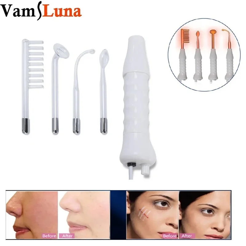 High Electrode Glass Tube For Home Use Skin Care Facial Spa Salon Acne Remover Beauty Electrotherapy Machine