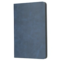 Premium Protective Tablet Case with Kickstand Function - Shockproof PU Leather & TPU Cover (Blue)