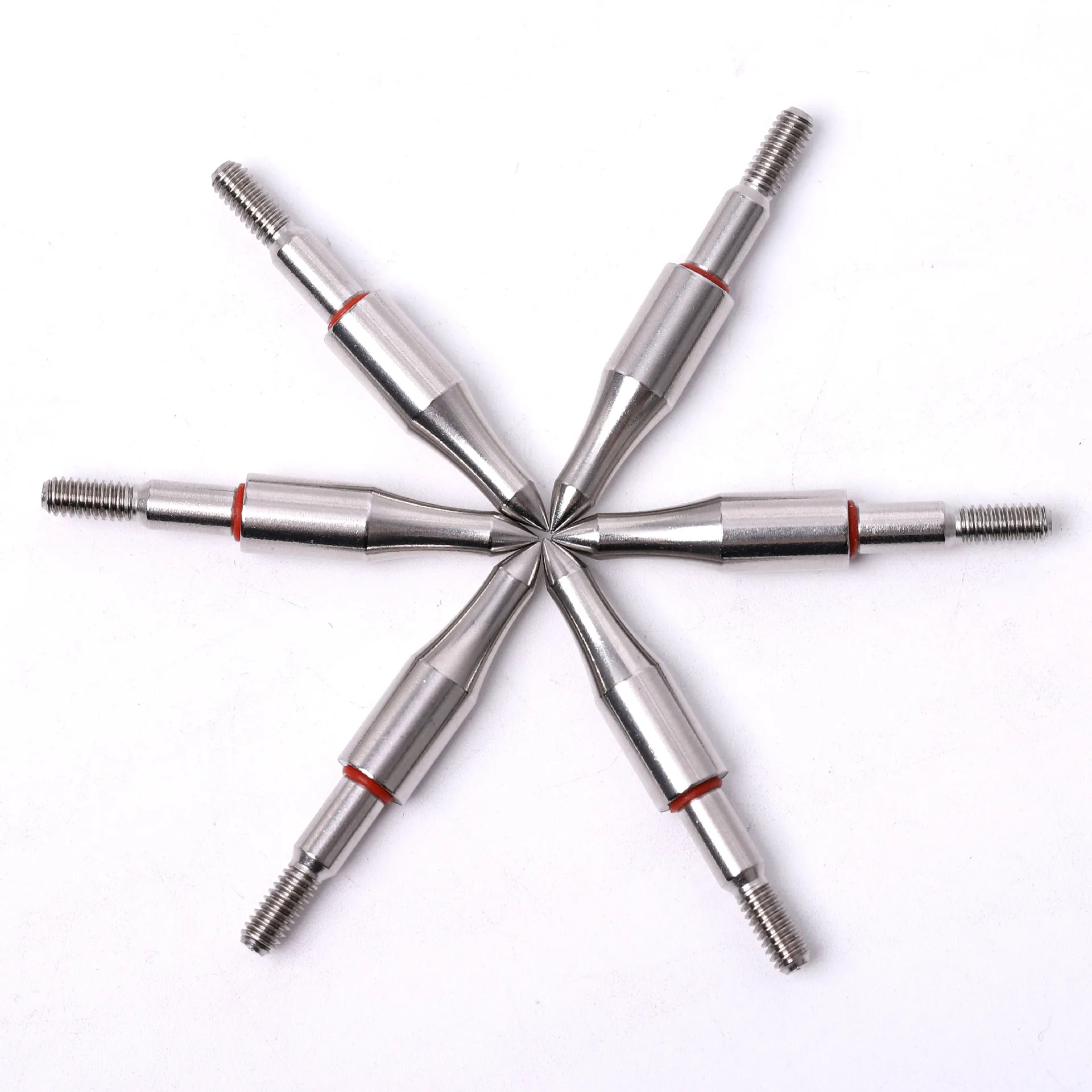 3/6pcs Arrow Point for ID6.2/OD7.6mm 7.9mm Arrow Shaft 75 100 125 150 200 250 300 Grain Stainless Steel Tip Broadhead Head