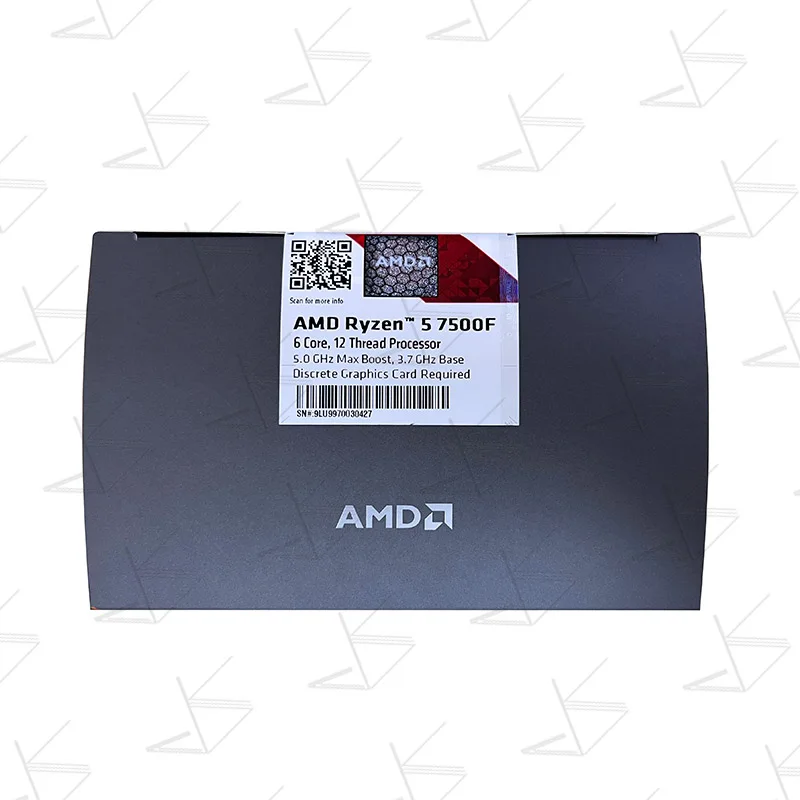 NEW AMD Ryzen 5 7500F R5 7500F BOX 3.7GHz 6Core 12Thread CPU
