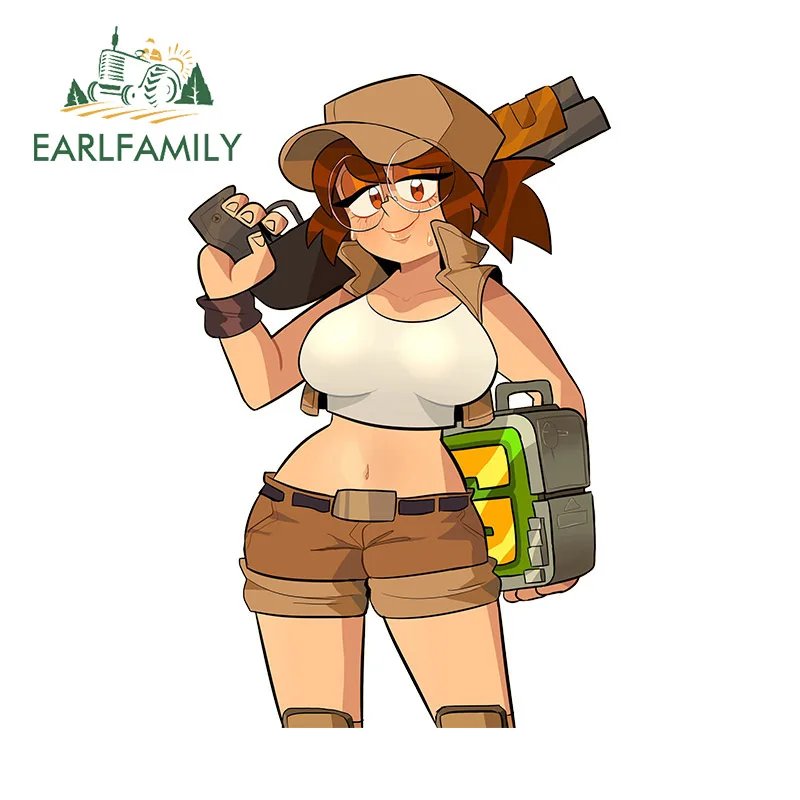 Earlfamily 13Cm X 8.4Cm Per Metal Gear Slug Game Adesivi Per Auto Decalcomanie In Vinile Impermeabile Accessori Per Auto Paraurti Caravan Decor