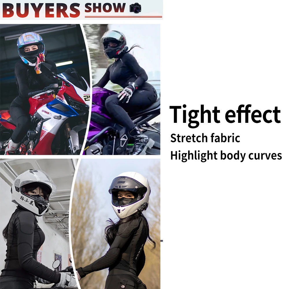 WOSAWE Women Motorcycle Armor Suit CE Approved Pads Motocross Full Body Protection Summer Downhill Racing Jacket Skirt Pants Set