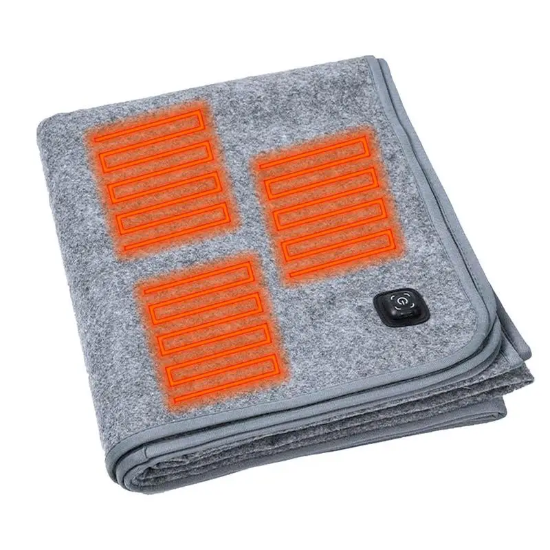 

Heating Blanket Throw 160x150cm Adjustable Electric Heated Blankets Soft Heat Pad USB Electric Heating Blanket Multifunctional