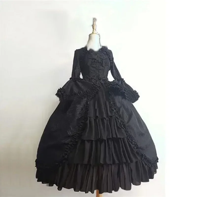 Lolita Dress Lolita Cosplay Costumes Strawberry Victorian Medieval Retro Gothic Court Dress Square Neck Waist Spliced