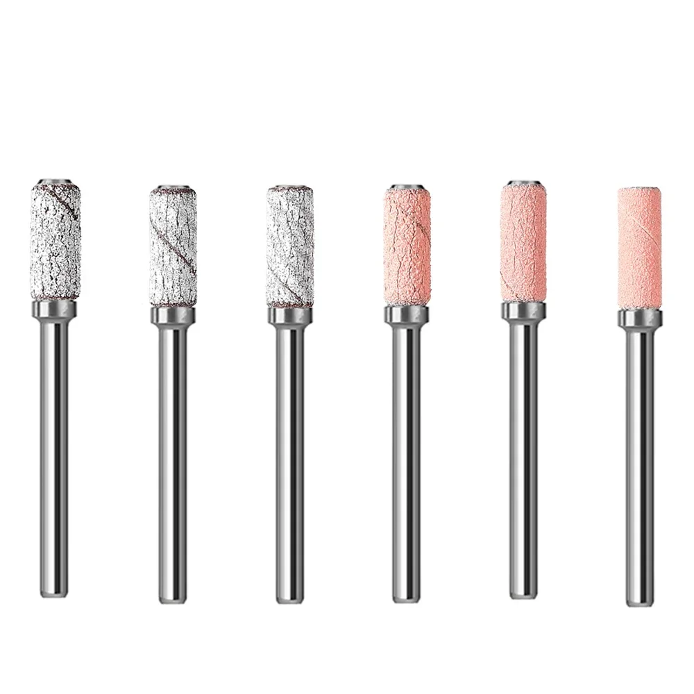 5pcs 3mm Mandrel Bit for Nails Small Mini Metal Mandrel for Manicure Sandpaper Ring Holder 3/32 Nail Drill Accessories