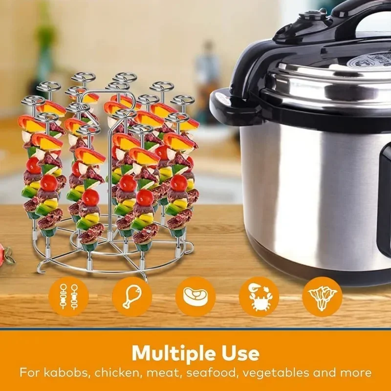 6Qt/8Qt Air Fryer Skewer Stand 2