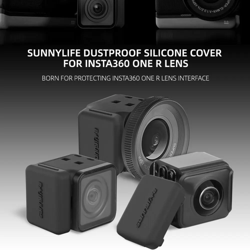 2 Pezzi Copriobiettivo In Silicone Morbido Antipolvere Per Insta 360 One Rs 4K Camera Insta360 One X2 Accessori