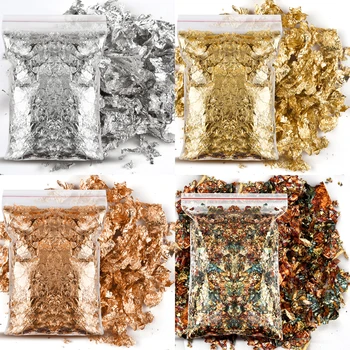 1/2/3/5/10g Imitation Gold, Sliver, Copper Foil 1