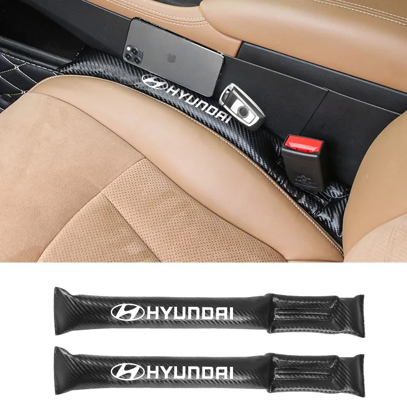 2pcs Car Seat Gap Filler Pad Leak Proof Strip Plug For Hyundai I30 I20
