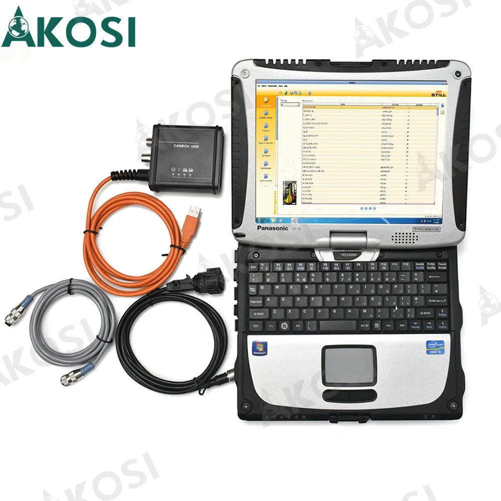 

CF19 Laptop with For Still Incado Box Diagnostic Kit Linde for Still forklift canbox STILL Forklift Scanner Tools