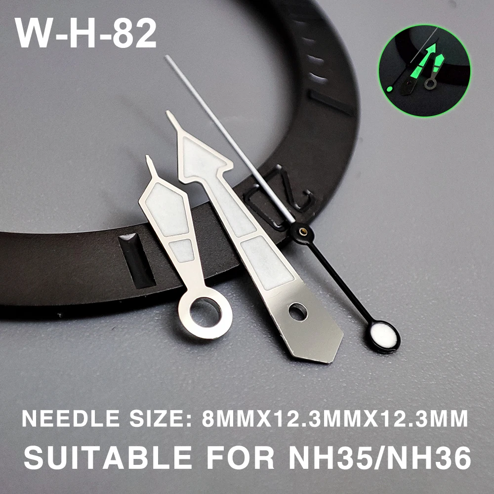 Green/Blue Luminous Watch Hands Pointer For NH36/NH35 Automatic Movement Modified 3Pin Needles Watches Accessories