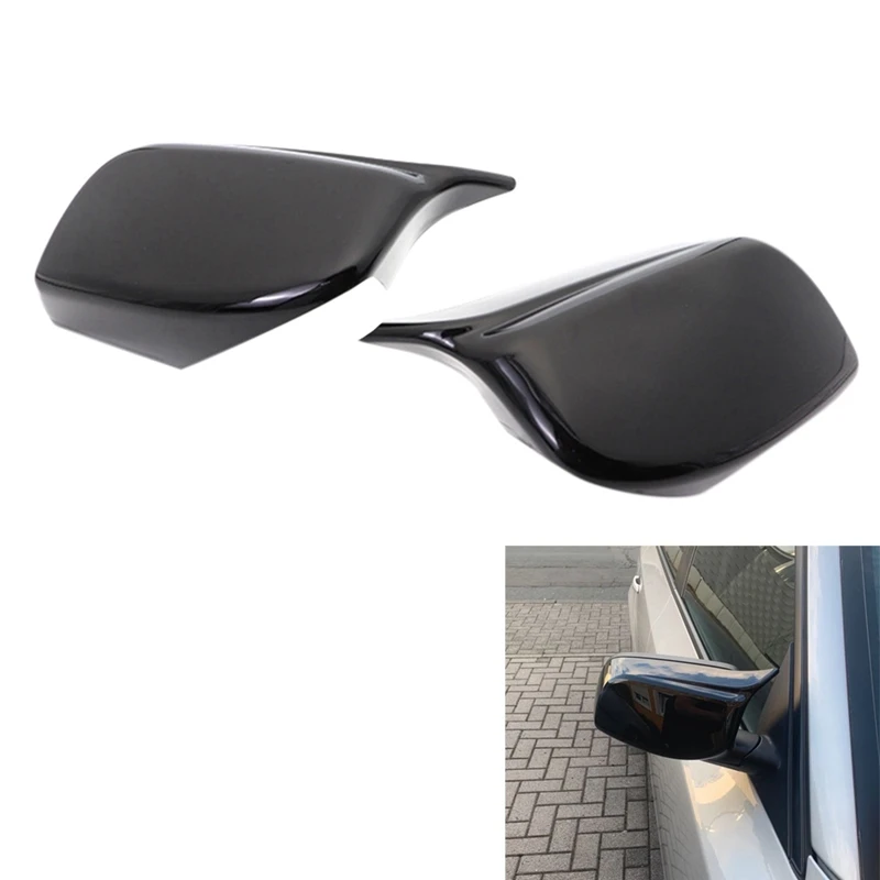 Car Rearview Side Glass Mirror Cover Trim Rear Mirror Covers