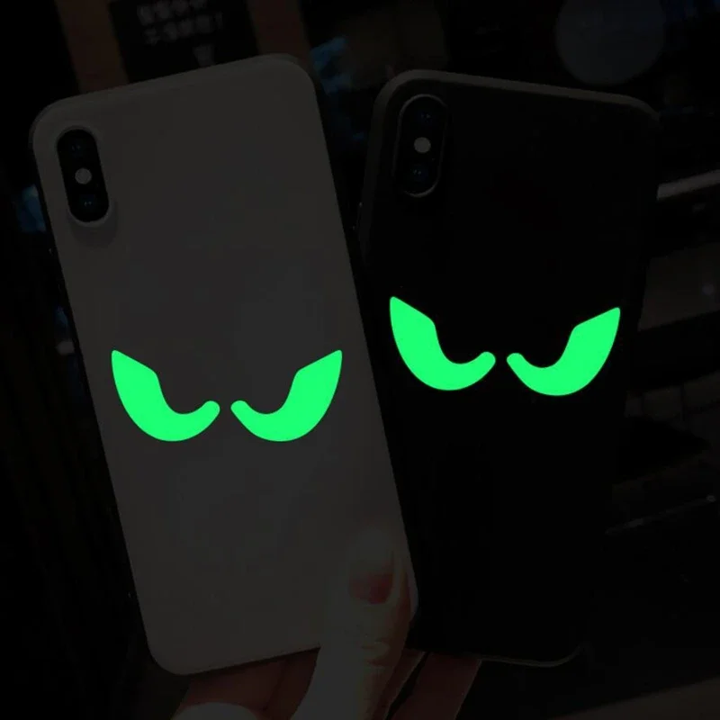 Halloween Decorations Halloween Luminous Wall Decals Glowing in The Dark Eyes Window Sticker for Halloween Decoration for Home Party Supplies