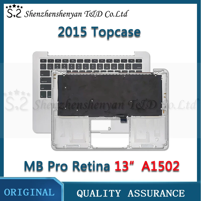 Original A1502 Topcase Backlit Eua Reino Unido Teclado para Macbook Pro Retina 2023 Ano 13 13 Aa1502 Palmrest Habitação Teclado