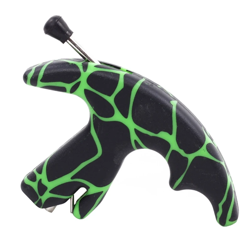 3 Finger Grip Thumb Caliper Trigger Archery Thumb Caliper Trigger Release Aids for Compound Bow