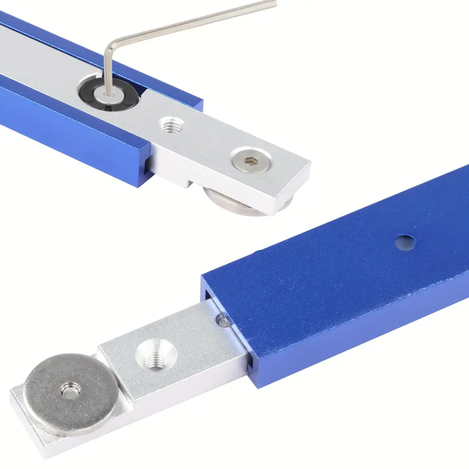 Heavy-Duty 300/450mm Aluminum Alloy T-Track Miter Gauge Rod - Perfect for DIY Carpentry & Professional Woodworking Tools image 1