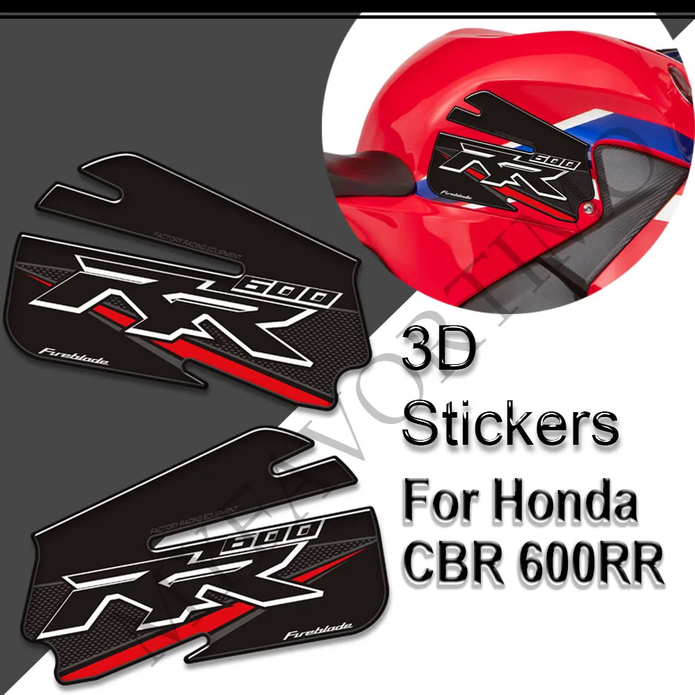 For Honda CBR 600RR CBR600RR Accessories Motorcycle Tank Pad Grips Protector Stickers Decals Kit Knee Fireblade 2013 - 2021 2022