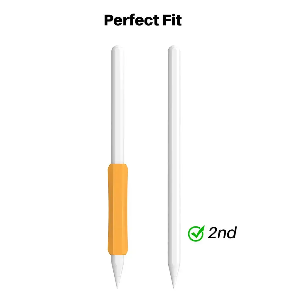 3 Pcs Pen Grip Non-slip Protective Cover Stylus Silicone Case Compatible For apple Pencil Ipad Touch-screen Ipencil 