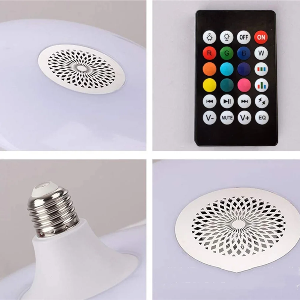 Smart Modern Ceiling Lighting Built-in Bluetooth Speaker E27 Music Ceiling Lamp Home Lighting with Remote Control for Home Decor led ceiling light ceiling light
