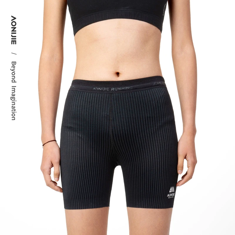 AONIJIE FW5183 Athletic tight shorts for women Breathable, quick-drying sports leggings for running marathon cycling yoga