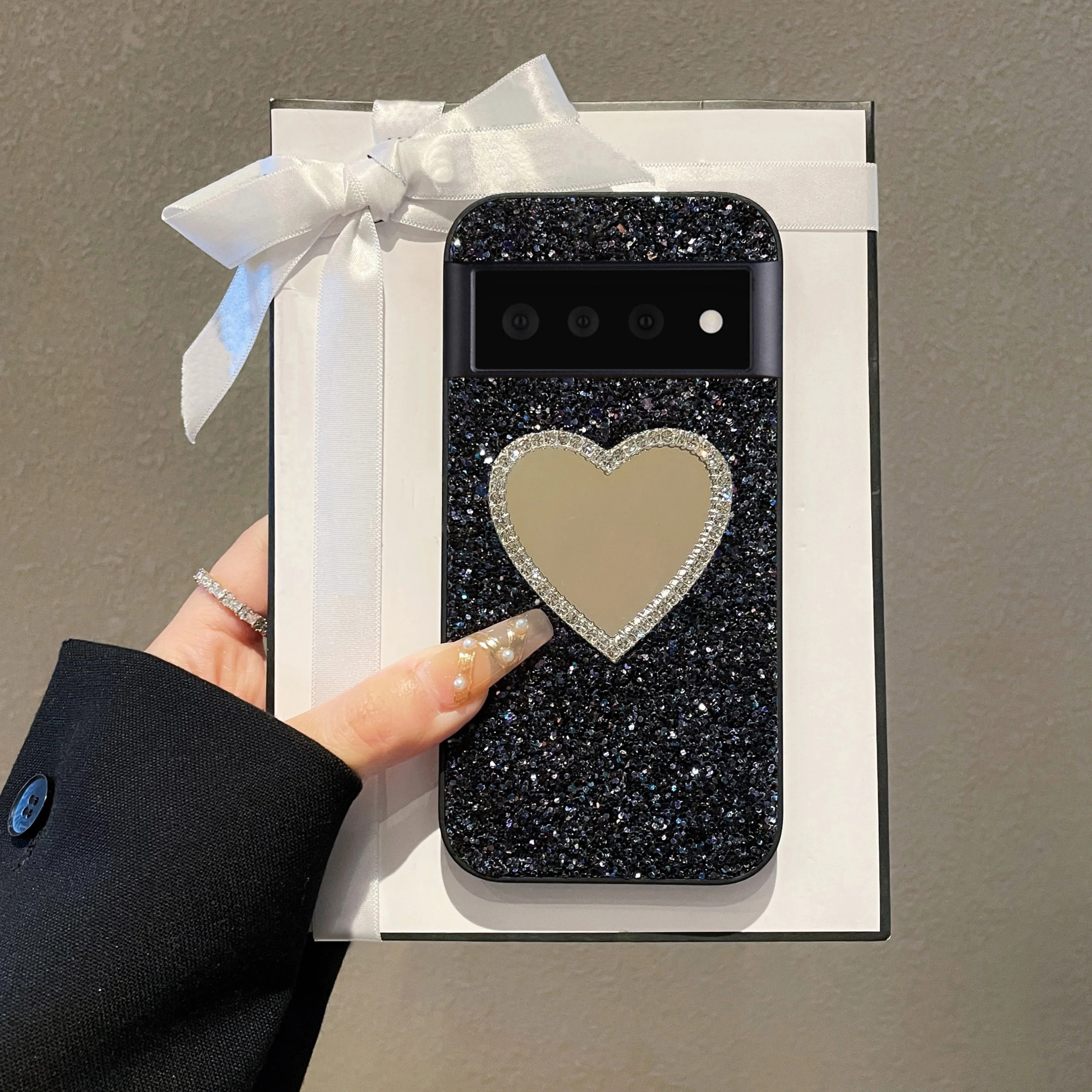 Luxury Glitter Mirror Diamond Rhinestone Soft Case - Shiny Shockproof Back Cover