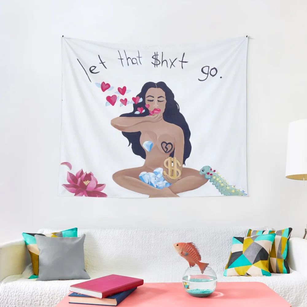 

#LT$G (let bad things go zen) Tapestry Room Decor Korean Style Room Decorations Tapestry