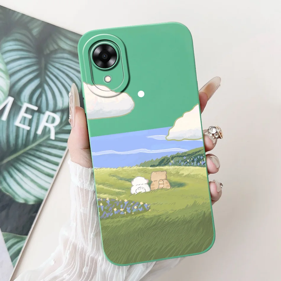 2024 New Cute Cartoon Pattern Soft Silicone Protective Phone Case