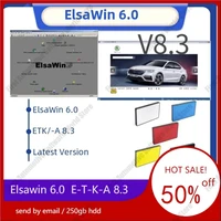 ELSAWIN 6.0+ Etka 8 .3 Car Diagnostic tool repair for A-udi for V-W Auto Repair Software Group Vehicles Electronic Parts Catalog 1