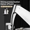 300 Holes Pressurized Showerhead Hand Hold Square Shower Head Water Saving Rainfall Spray Nozzle Bathroom Accessories 2