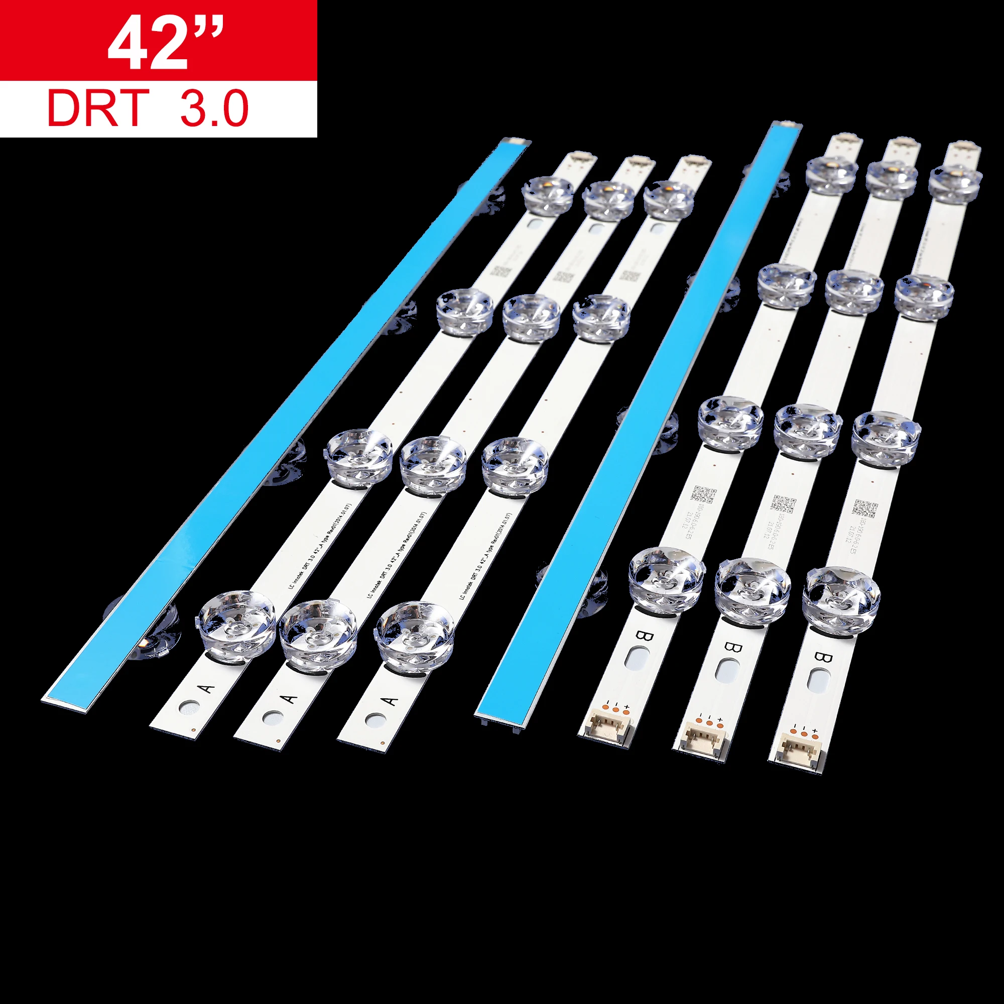 LED Backlight Strip 8 pieces/set for 42LB5610 42LB5800 42LB585V 42LB DRT 3.0 42 A/B 6916L-1709A 1710A 6916L-1957A 1956A led light led light bar