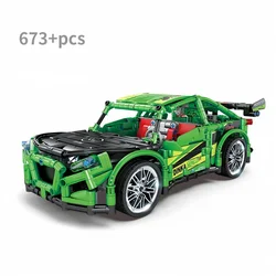 High - Speed Rail Train Building Block Set - Ultimate High - Tech Vehicle Toy - In bag (Racing Car block)