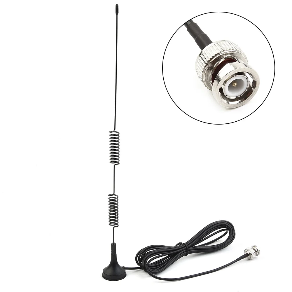 

1Pcs VHF/UHF Ham Radio Antenna Amateur Radio Mobile Radio Scanner Antenna BNC For CB Radio Amateur Radio Auto Mobile Radio