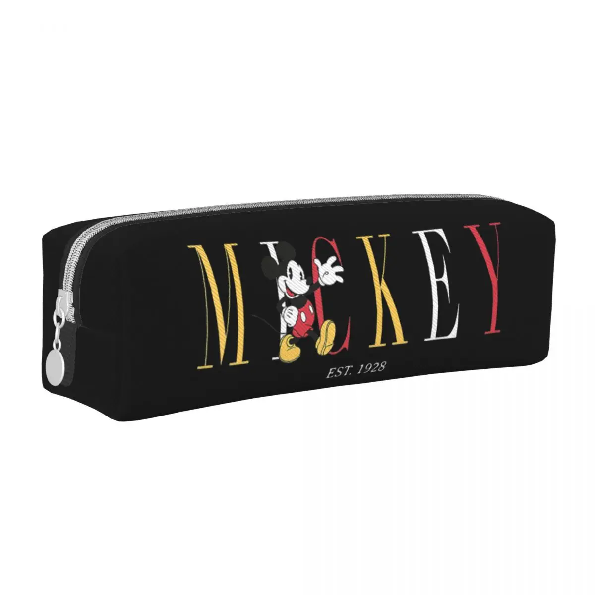 

Пенал с рисунком Микки и друзей, осветительный чехол для ручек с рисунком Микки Мауса, 1928, вместительные школьные принадлежности, Подарочные пеналы