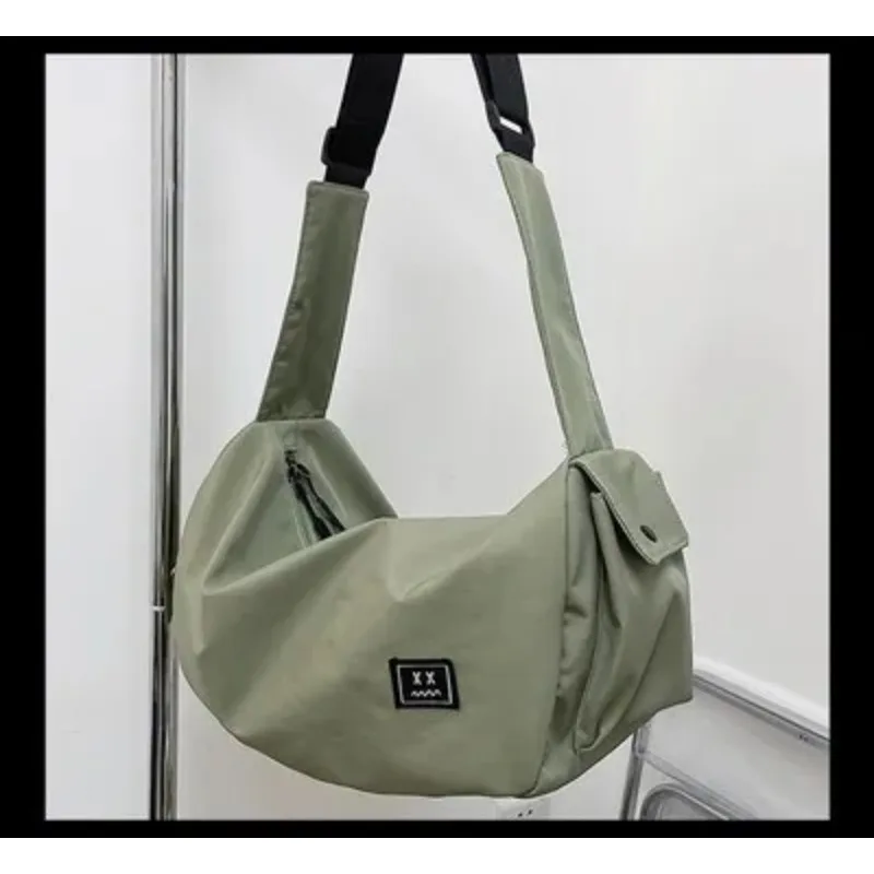 Korean Harajuku Crossbody Bag Sports Yoga Fitness Swimming Bag Men Women Fashion Large Capacity Lightweight Luggage Storage Bag