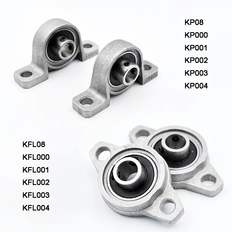 2pcs Pillow Block Bearing KP08 KP000 KP001 KP002 KP003 KFL 08 000 001 002 003 004 8mm 10mm 12mm 15mm 17mm 20mm Mounted Bearings image 1
