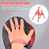 1 Pair Swim Paddles Hand Professional Swimming Paddles Girdles Correction Hand Fins Flippers Finger Webbed Gloves 2
