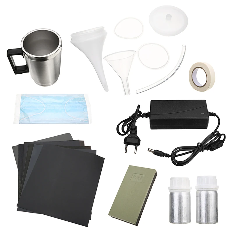 

Car Headlight Repair Kits Electric Heating Cup Coating Polish Kit Car Motorcycle Headlamp Cleaning Tools Auto Repairing Parts
