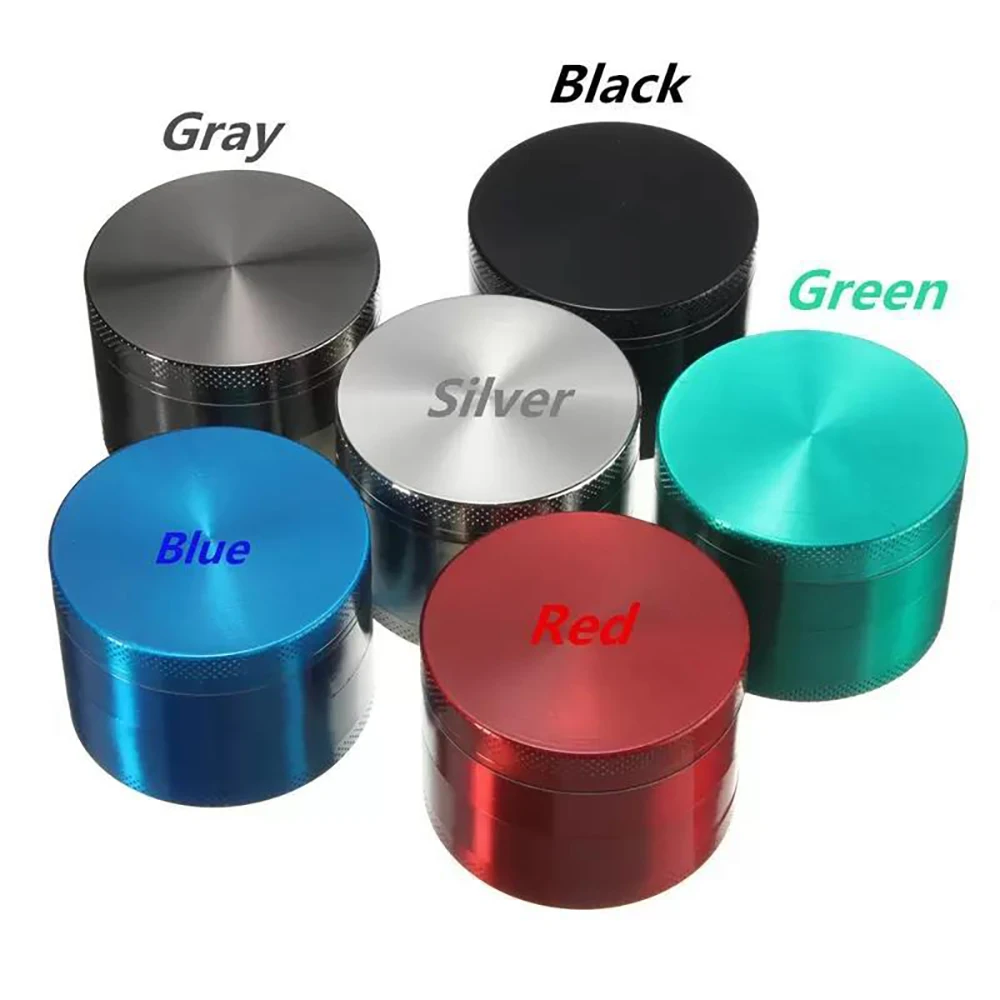 50mm Zina Alloy Herb Grinders Durable Herb-medicine Mills 4-layers Spice Kibbler Smoking Accessories for Smoker Holiday Gifts 6
