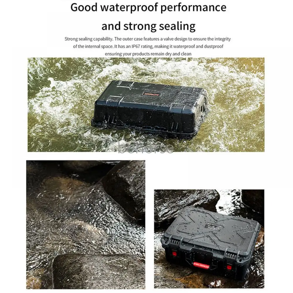 Large Capacity Waterproof Case Explosion-proof Storage Box Portable Carrying Bag Drone Accessories For DJI Air 3S/Air 3
