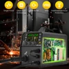 HZXVOGEN MIG 250 4 in1 Aluminum Welder MMA/MIG/Lift TIG/Stick Digital Semi-automatic Inverter Welding Machine Gas Gasless Welder 4