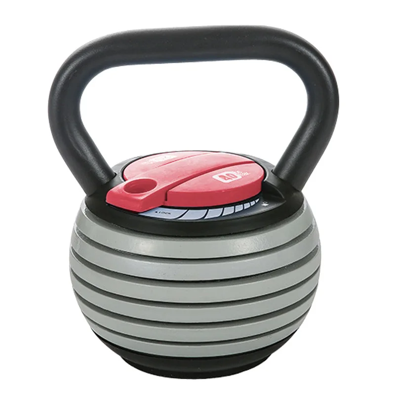 HT1082 Adjustable Weight Kettle Bell 40 Pounds Cast Iron Competitive Kettlebell Exercise Body Shaping Indoor Fitness Equipment