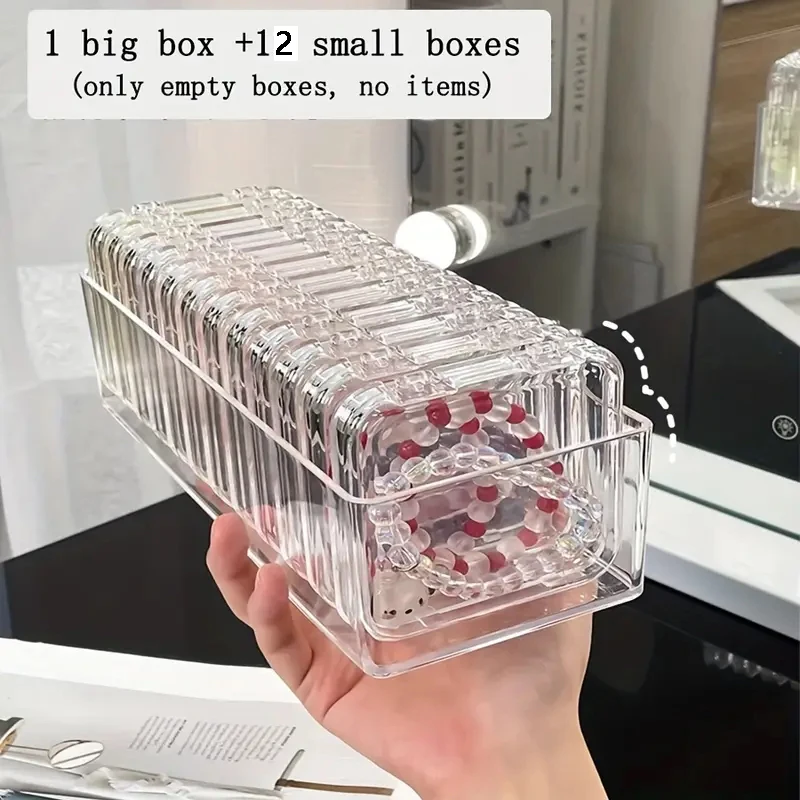 Organizer Portagioielli Trasparente In Acrilico – 4 In 1 Con 70 Sacchetti Antiossidazione Per Viaggio - 6