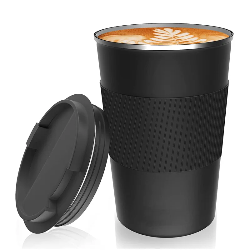 Stainless Steel Mug 12/17oz Coffee Thermos Mug Double-wall Stainless Steel Portable Car Travelling Tumbler Insulation Thermal Coffe Cup To Go stainless steel cup coffee cup stainless steel cups ceramic coffee cup