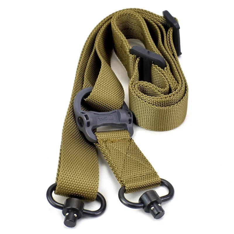 Einstellbare MS4 Gewehr Sling Gun QD Metall Strap Wirbel Taktische Nylon 2 Punkte Waffe Multi Mission Release Airsoft Jagd Zugang – Detail 16