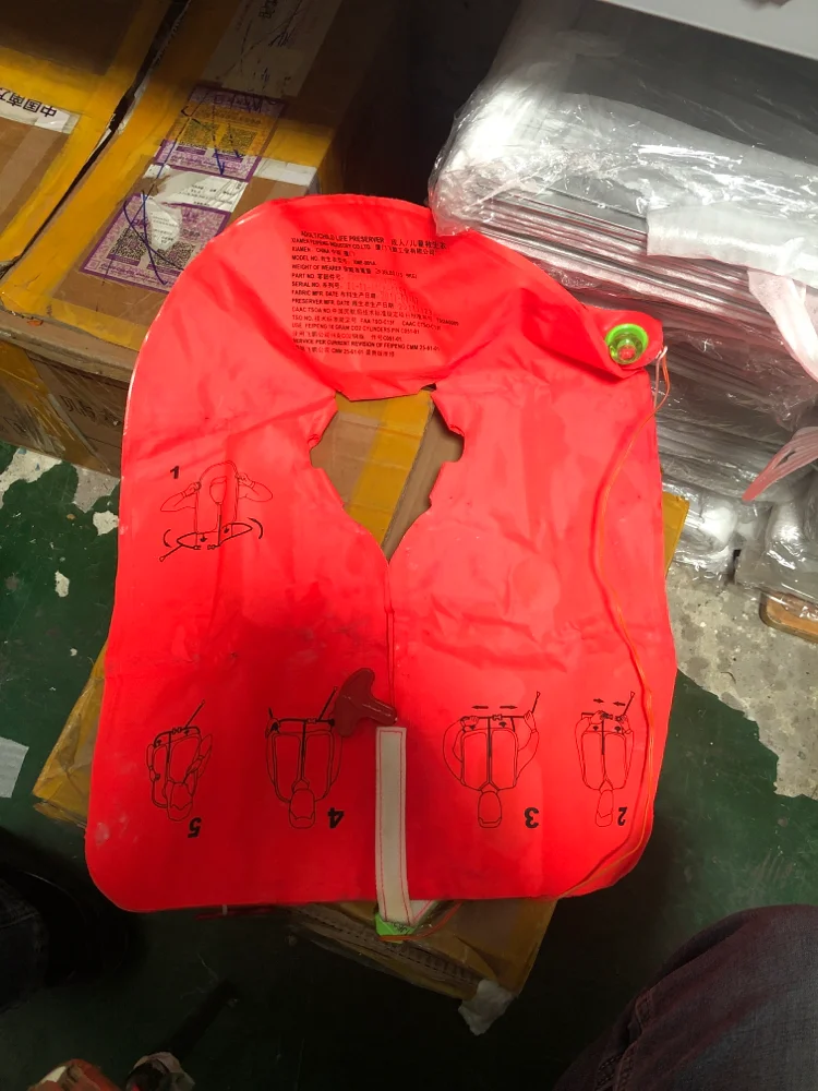 Aircraft Retired Life Jacket, Flight Attendant, Flight Attendant, School Training, Simulation Teaching, Stewardess Demonstration, Shooting, Movie Shooting Props