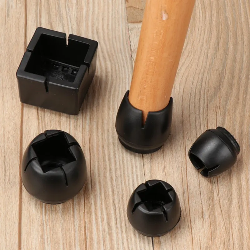 Chair Leg Caps Silicone Feet Protector Pads 16pcs Furniture Table Covers Socks Plugs Cover Furniture Leveling Feet Home Decor