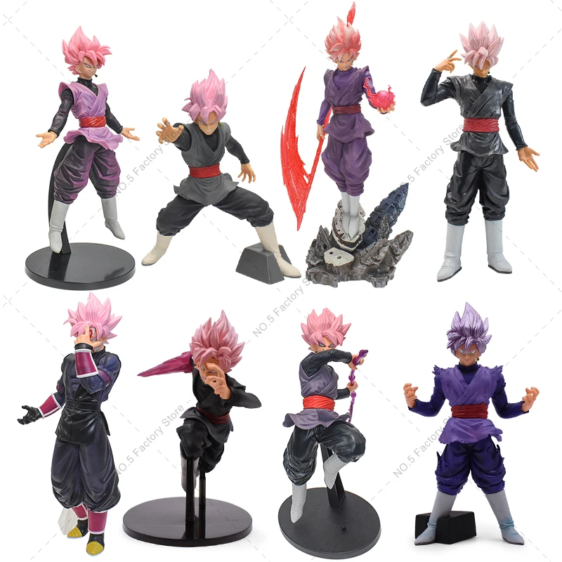 

Фигурка аниме DBZ Супер сайян черный Гоку замасу ПВХ фигурки героев GK Роза гокоу статуя коллекционные модели игрушки подарки для детей