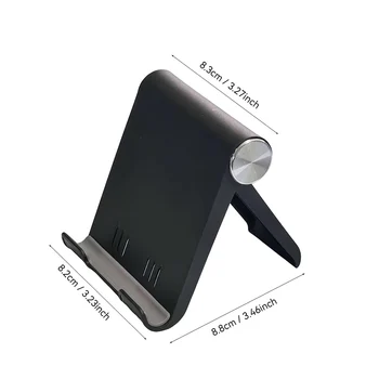 Supporto Portatile per Telefono, Stand da Scrivania per Cellulare, Supporto per Smartphone e Tablet, Compatibile con iPhone