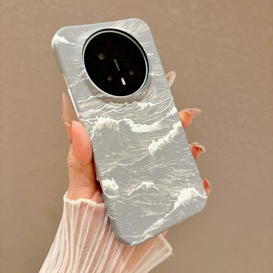 Wave Pattern Borderless Ultra-Thin Phone Case