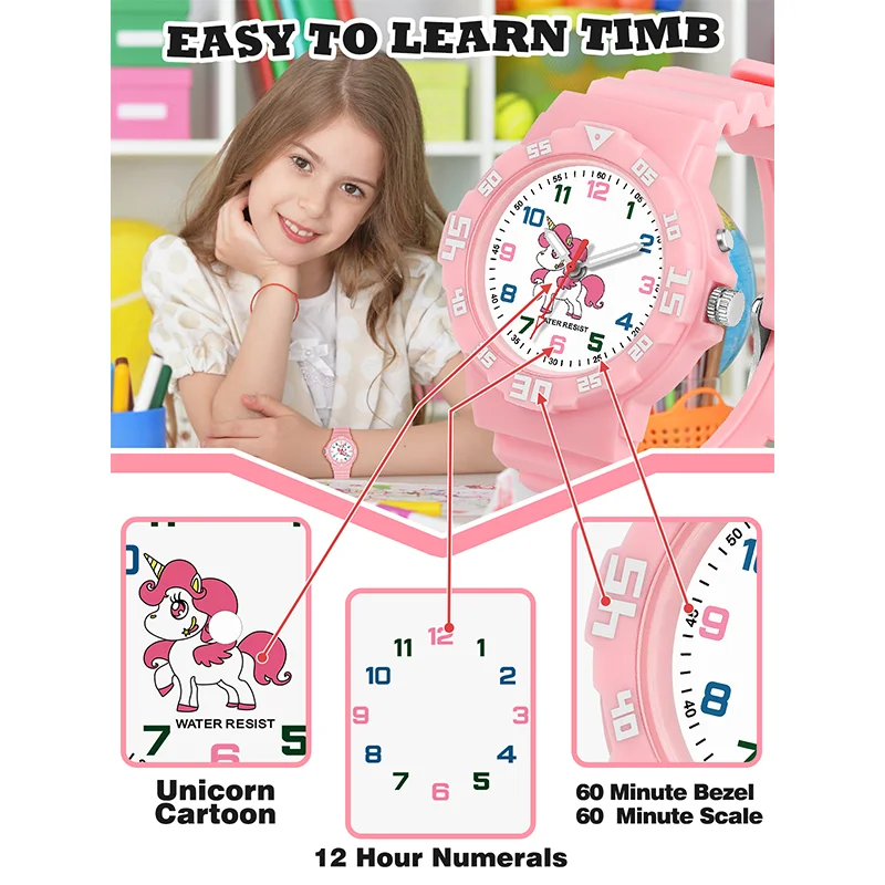 Fashion Primary and Secondary School Student Watch, Silent Pointer, Children's Watch, New Small Dial Quartz Watch